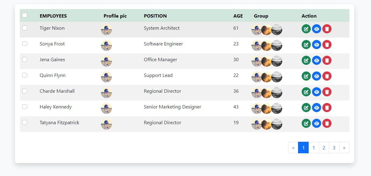 Bootstrap 5 Table Templates: Multiple Examples of Various Designs