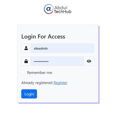 Login form with password show hide toggle eye button using javascript